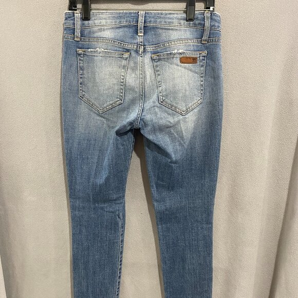 Joe’s Jeans Skinny Ankle Jeans Size 26 Raw Hem Light Wash Stretch - Picture 5 of 8